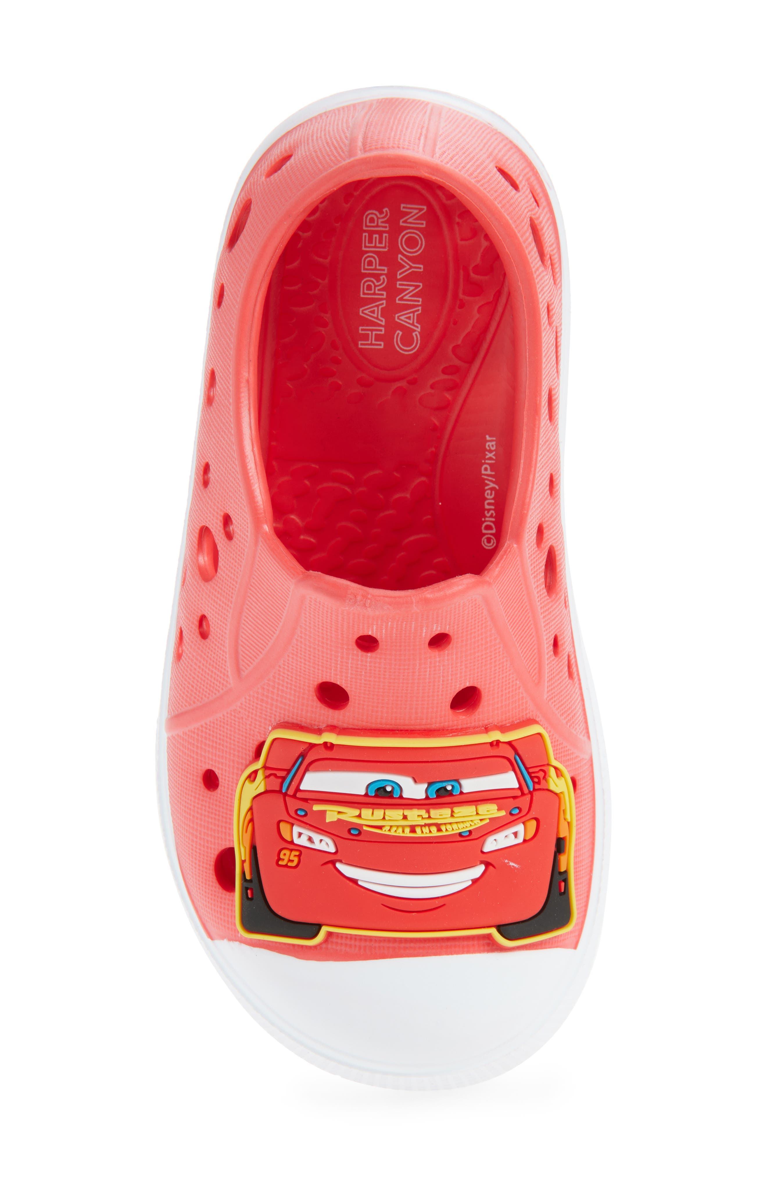 Harper Canyon Kids' Cars Water Shoe, Alternate, color, Red