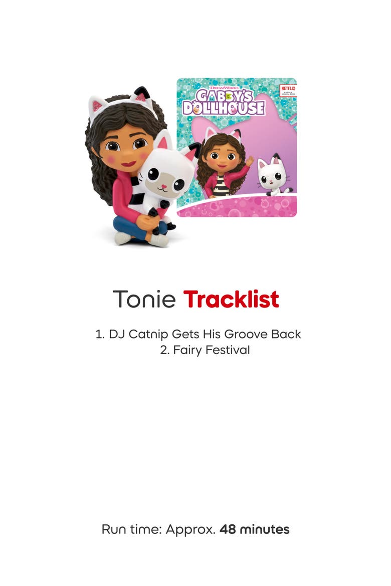 4-Pack Gabby's House Dollhouse Tonie Audio Character Bundle, Alternate, color, MULTI