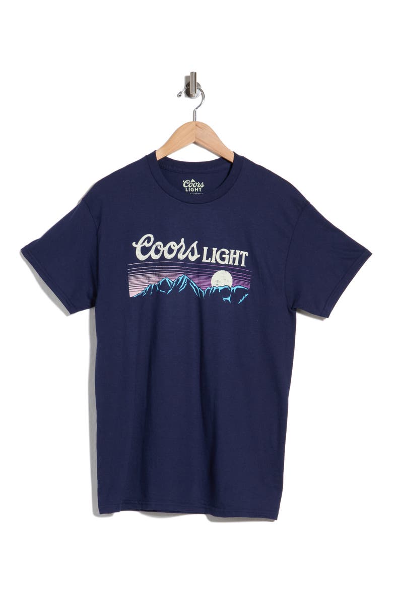 Coors Light Graphic T-Shirt, Main, color, NAVY