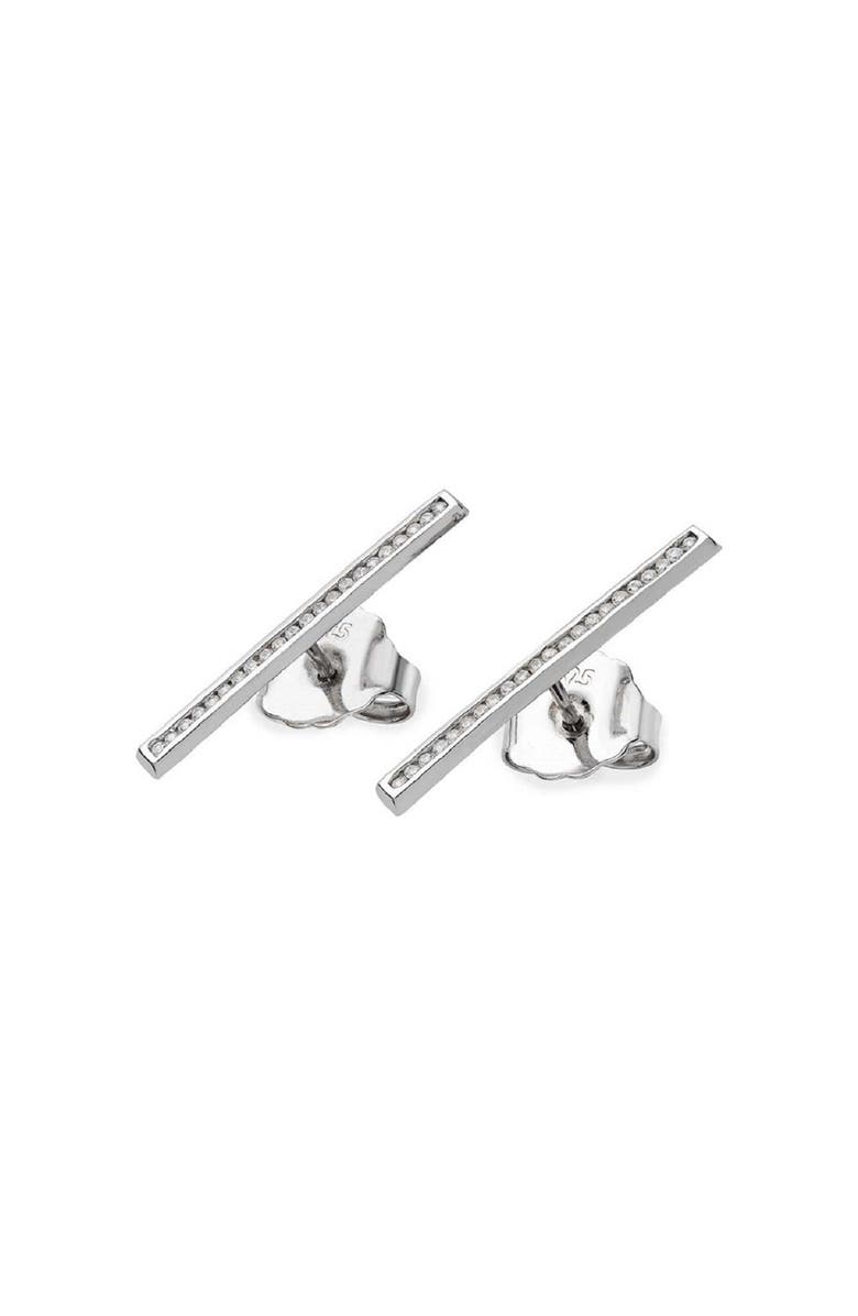 Lucy Quartermaine Key Studs, Main, color, Sterling Silver