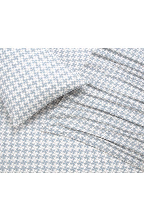 Vellux Noma Sheet Set In Blue