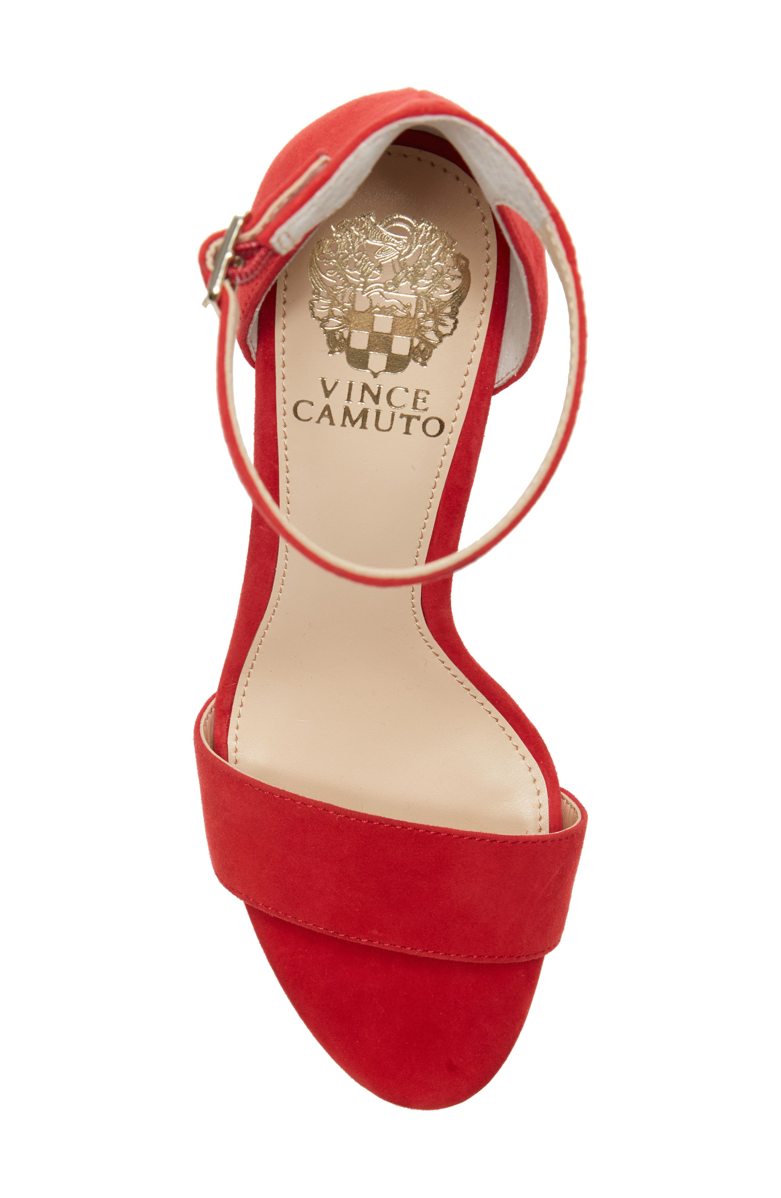 Sathina Sandal, Alternate, color, GLAMOUR RED SUEDE
