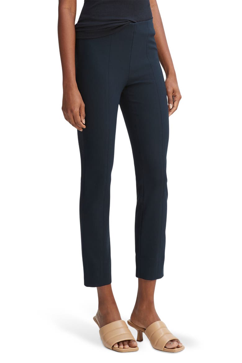 Bobbi Mid Rise Stitch Front Seam Leggings, Alternate, color, COASTAL BLUE