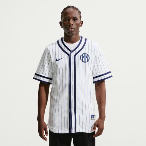 Men's Nike White Inter Milan Club Baseball Jersey