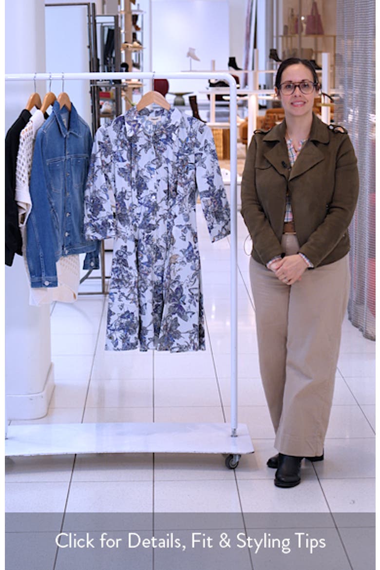 Journi Pleated Long Sleeve Shirtdress video