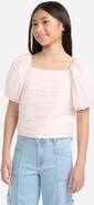 abercrombie kids Kids' Emerson Puff Sleeve Top