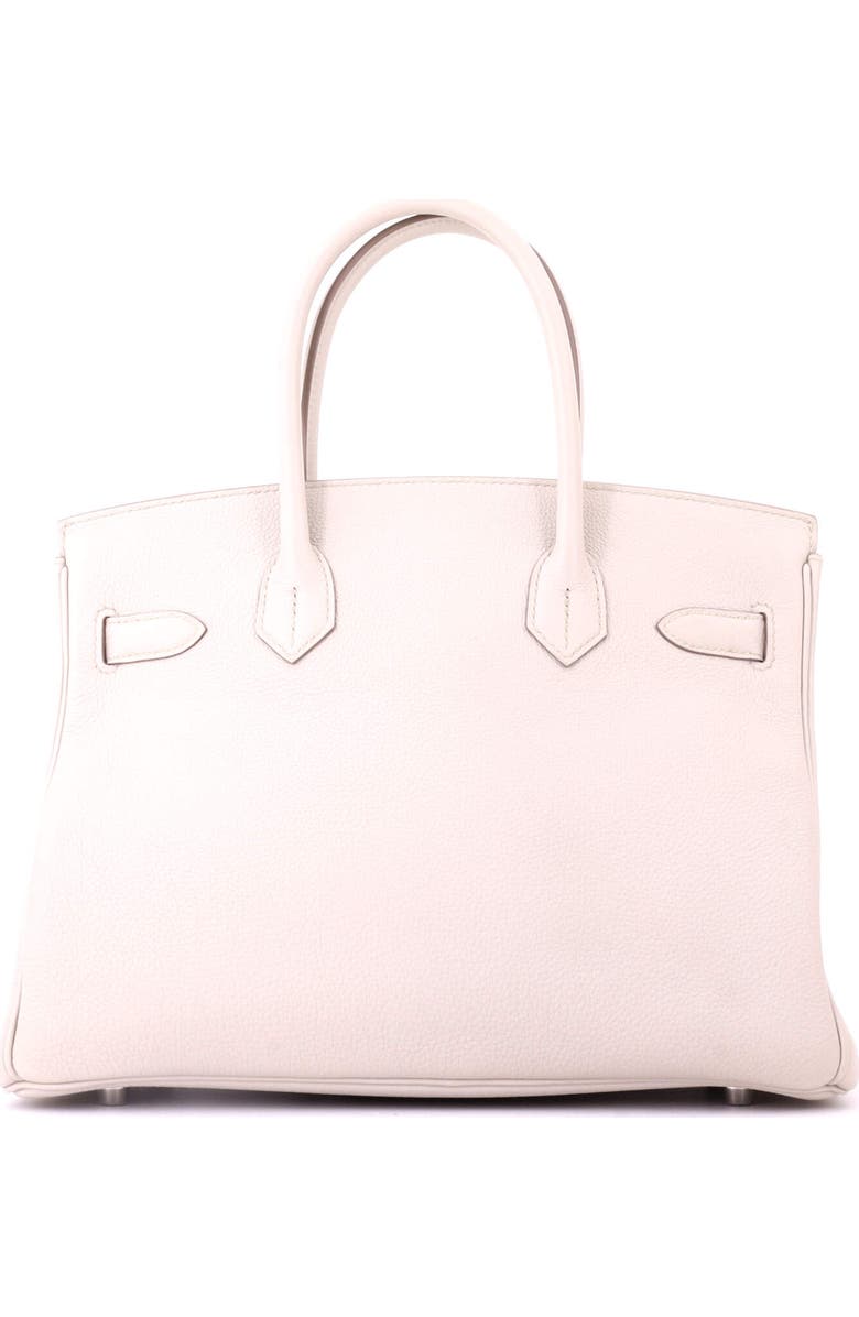 Pre-Owned Hermes Birkin Handbag Light Togo with Palladium Hardware 30, Alternate, color, Beton