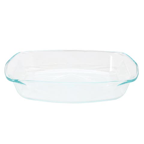 Carnegie Hill 16 inch x 11 Inch x 3.1 Inch Tempe Glass Multi-Purpose Pan with Built-in Handles