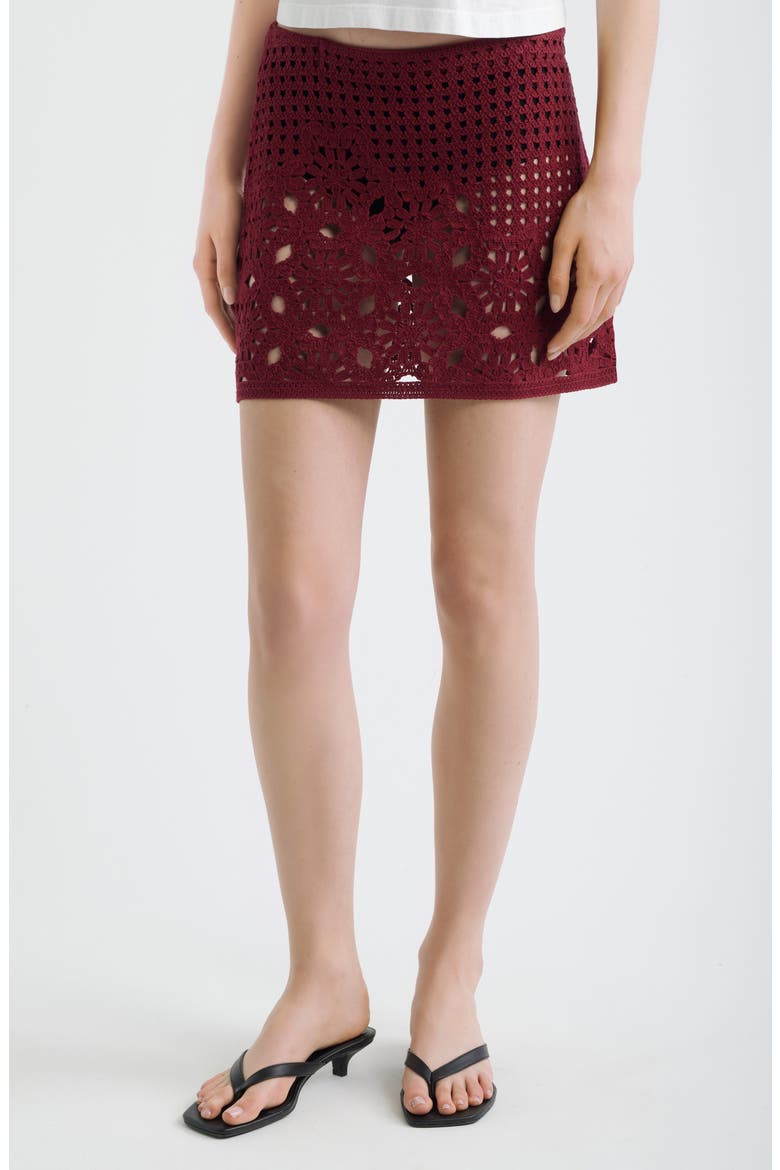 The Postcard Skirt, Main, color, GARNET