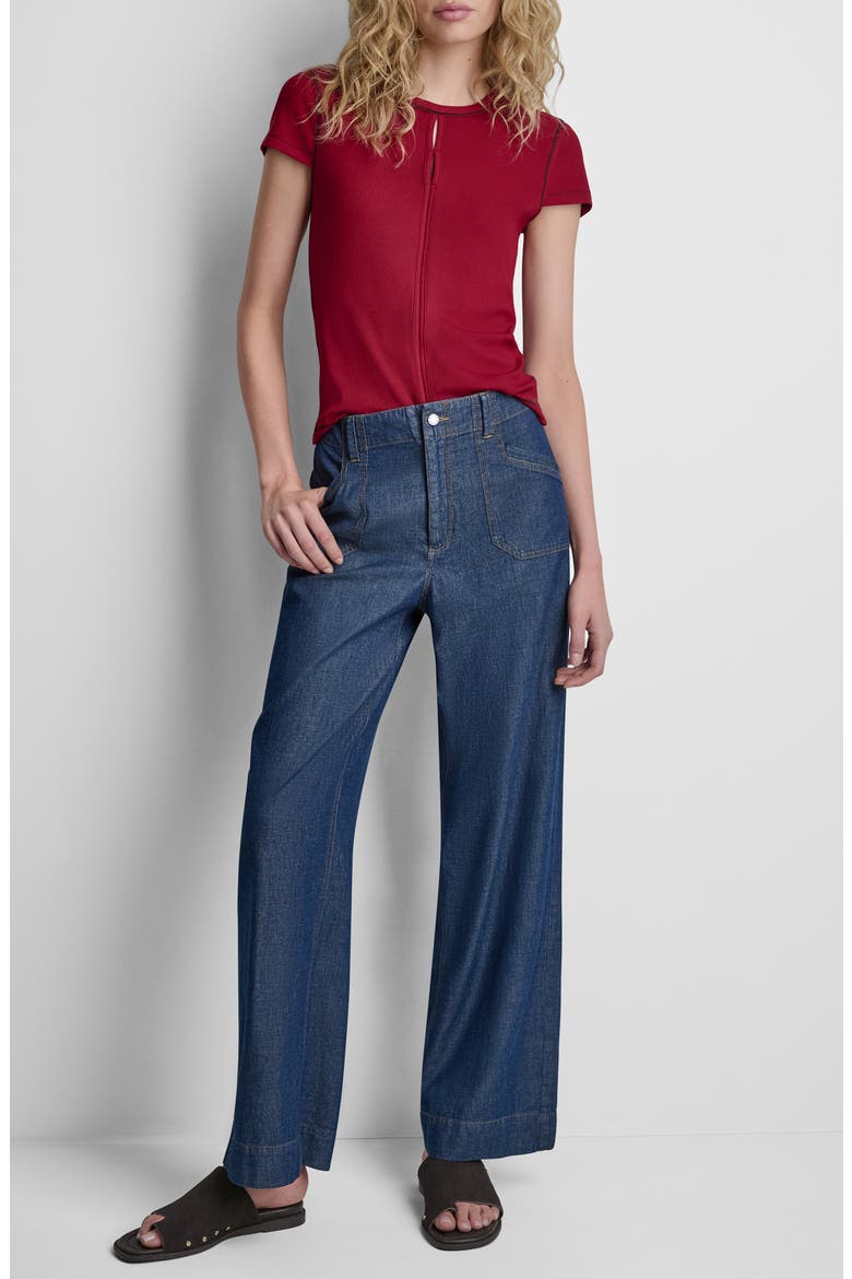 Wide Leg Ankle Jeans, Alternate, color, CROSBY WASH