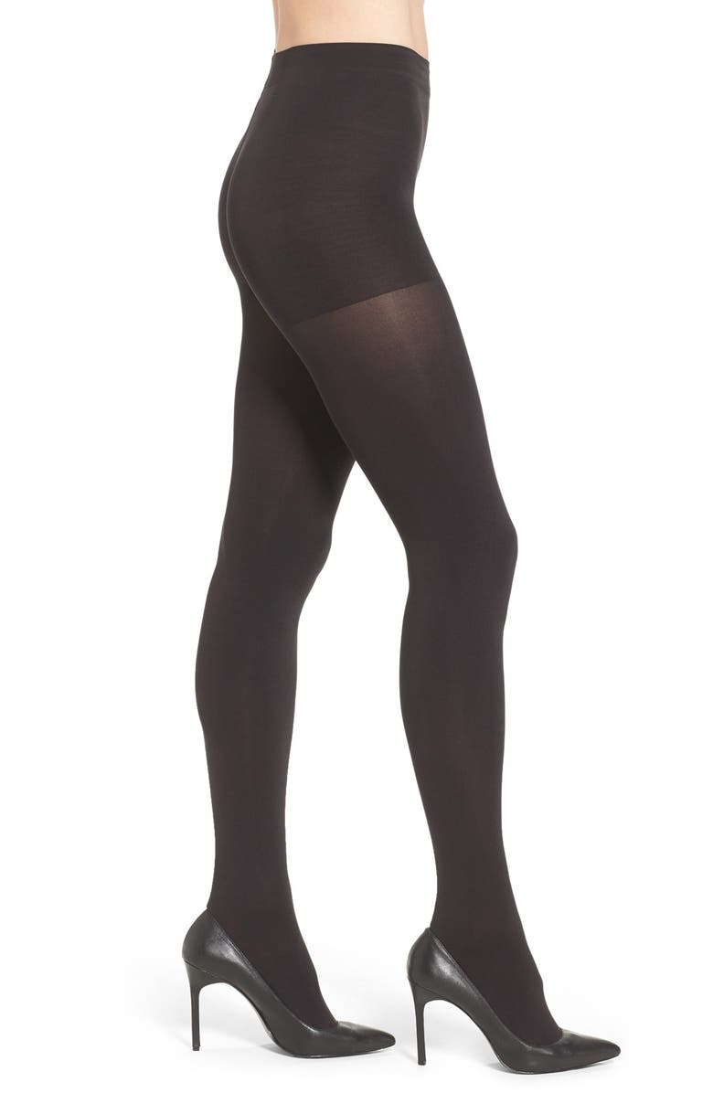 DKNY 'Super Opaque' Control Top Tights, Main, color,