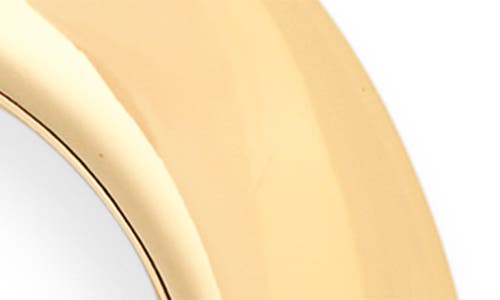 Open Edit Set Of 3 Knife Edge Hoop Earrings In Gold