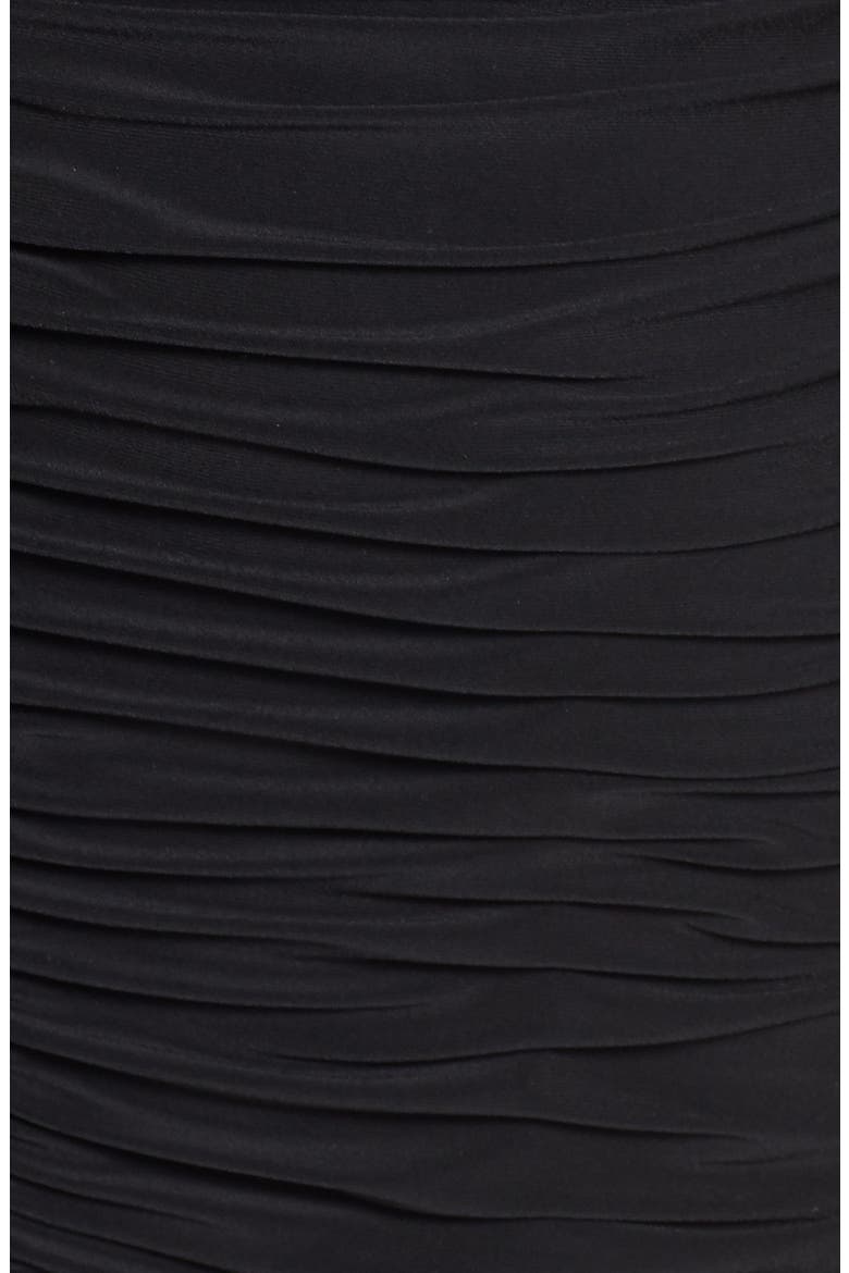 Shirred Jersey Blouson Dress, Alternate, color, BLACK