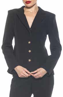 Alexia Admor Gwen Jacket Star Button Blazer