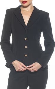 Alexia Admor Gwen Jacket Star Button Blazer