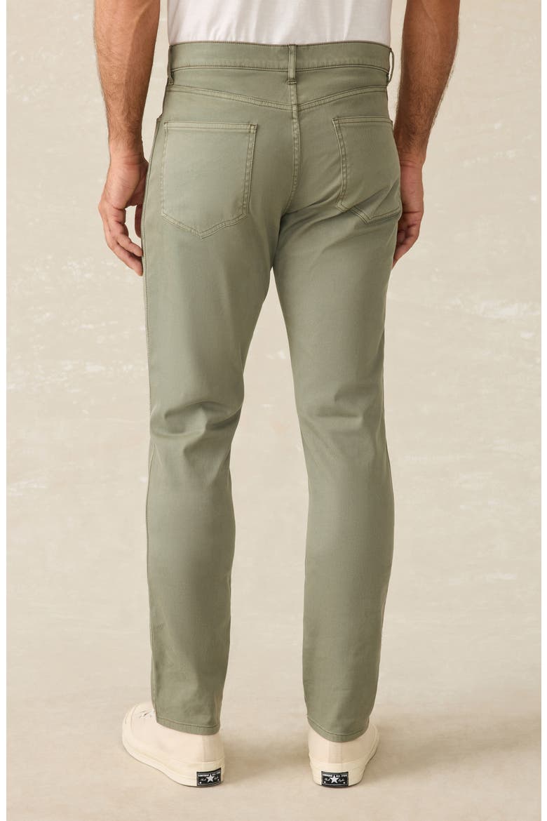 Comfort Twill 5-Pocket Pants, Alternate, color, SURPLUS GREEN