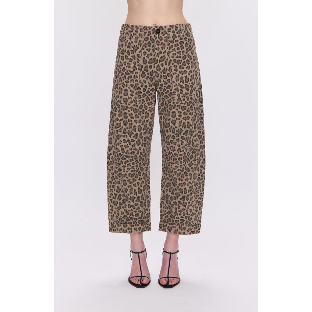 Pistola Tori Ankle Utility Pants In Brown