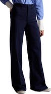 Polo Ralph Lauren High Waist Wide Leg Stretch Cotton Twill Pants