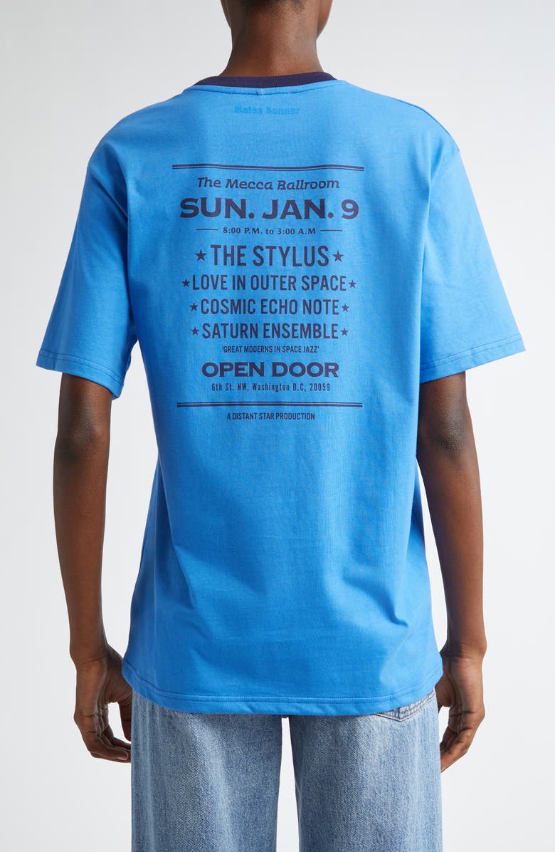 Wales Bonner Saturn Cotton Graphic T-Shirt, Alternate, color,