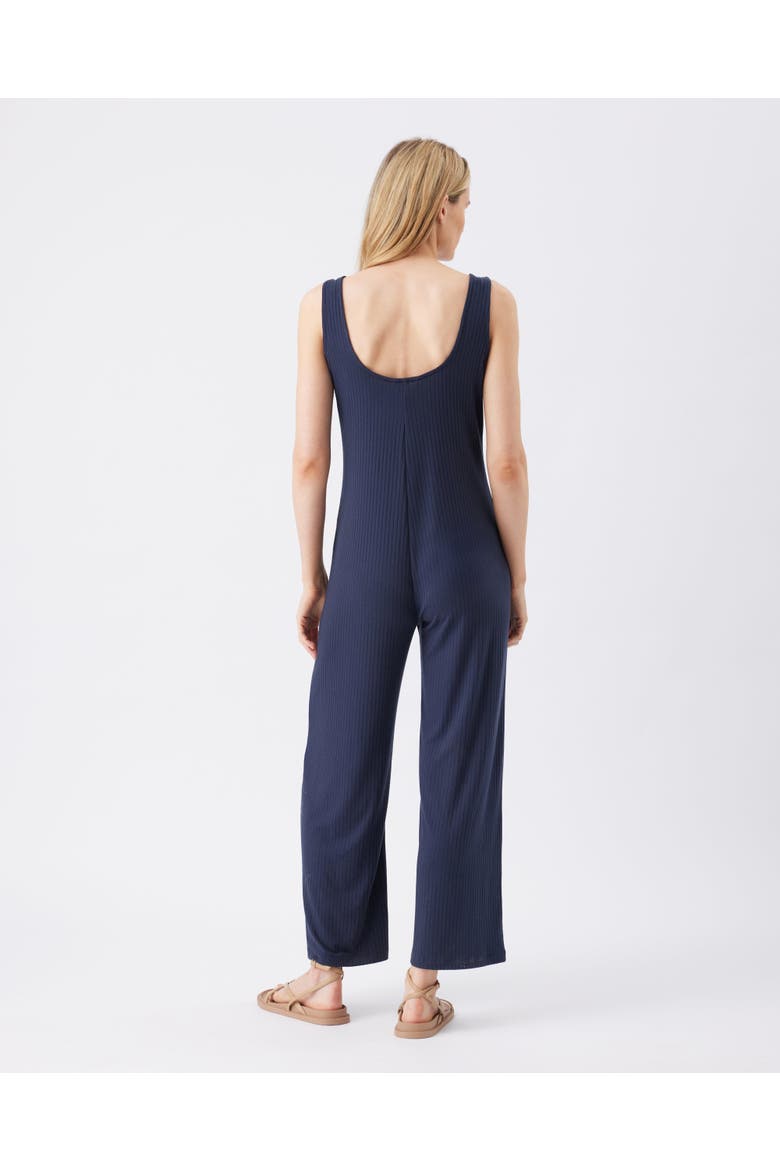 Bobby Rib Jumpsuit  Navy, Alternate, color, Navy