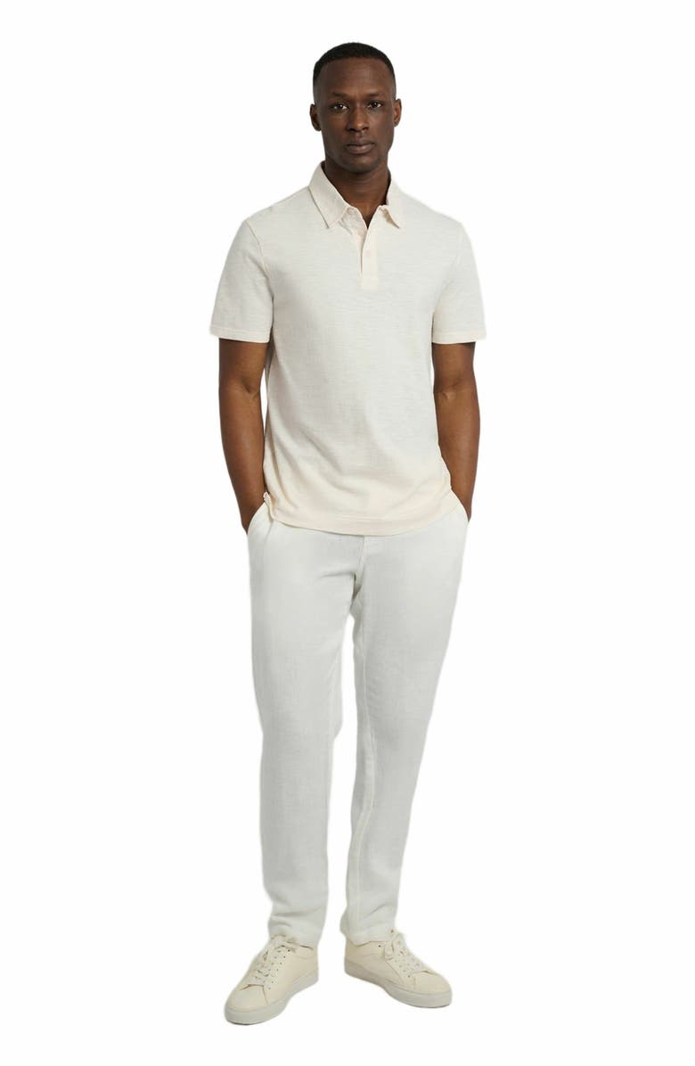 Onia Linen Sweater Polo, Main, color, 