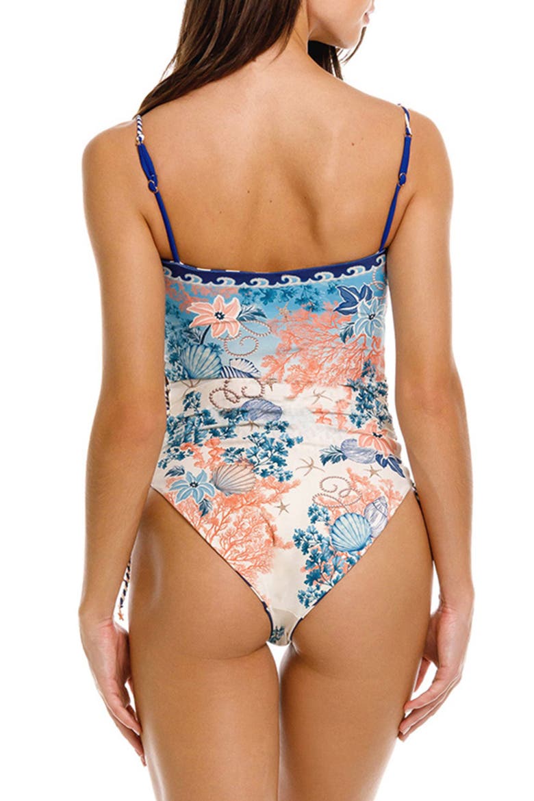 Mariel Sereia Reversible One-Piece Swimsuit, Alternate, color, BLUE