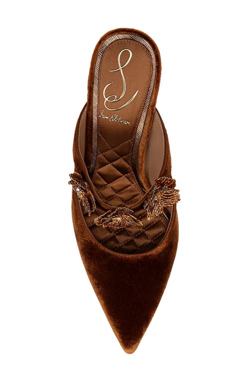 Sam Edelman Amelie Mule Pump Spiced Camel Brown
