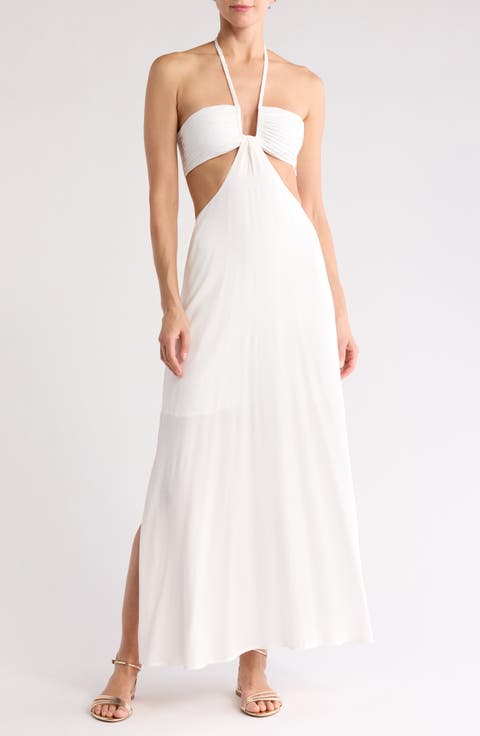 Lazuli Halter Neck Maxi Dress