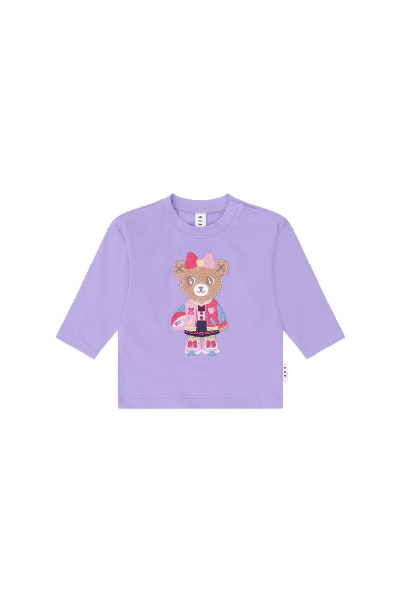 Baller Huxette Drop Sleeve Top, Main, color, Violet