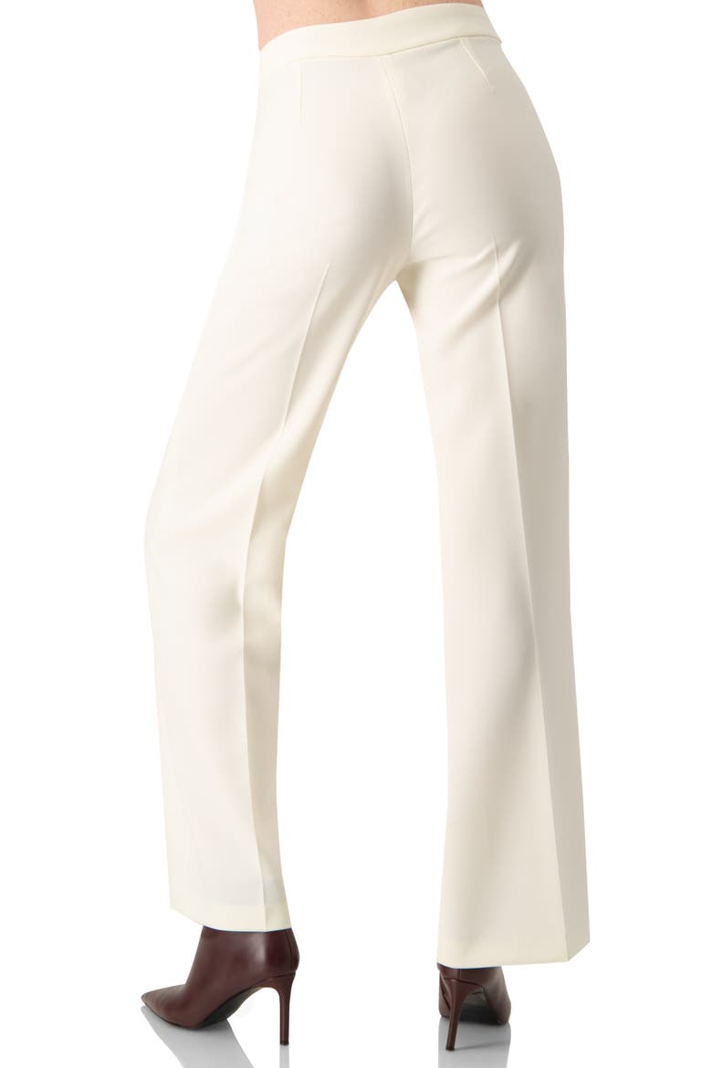 Straight-Leg Tailored Trousers in Natural Tone, Alternate, color, Natural
