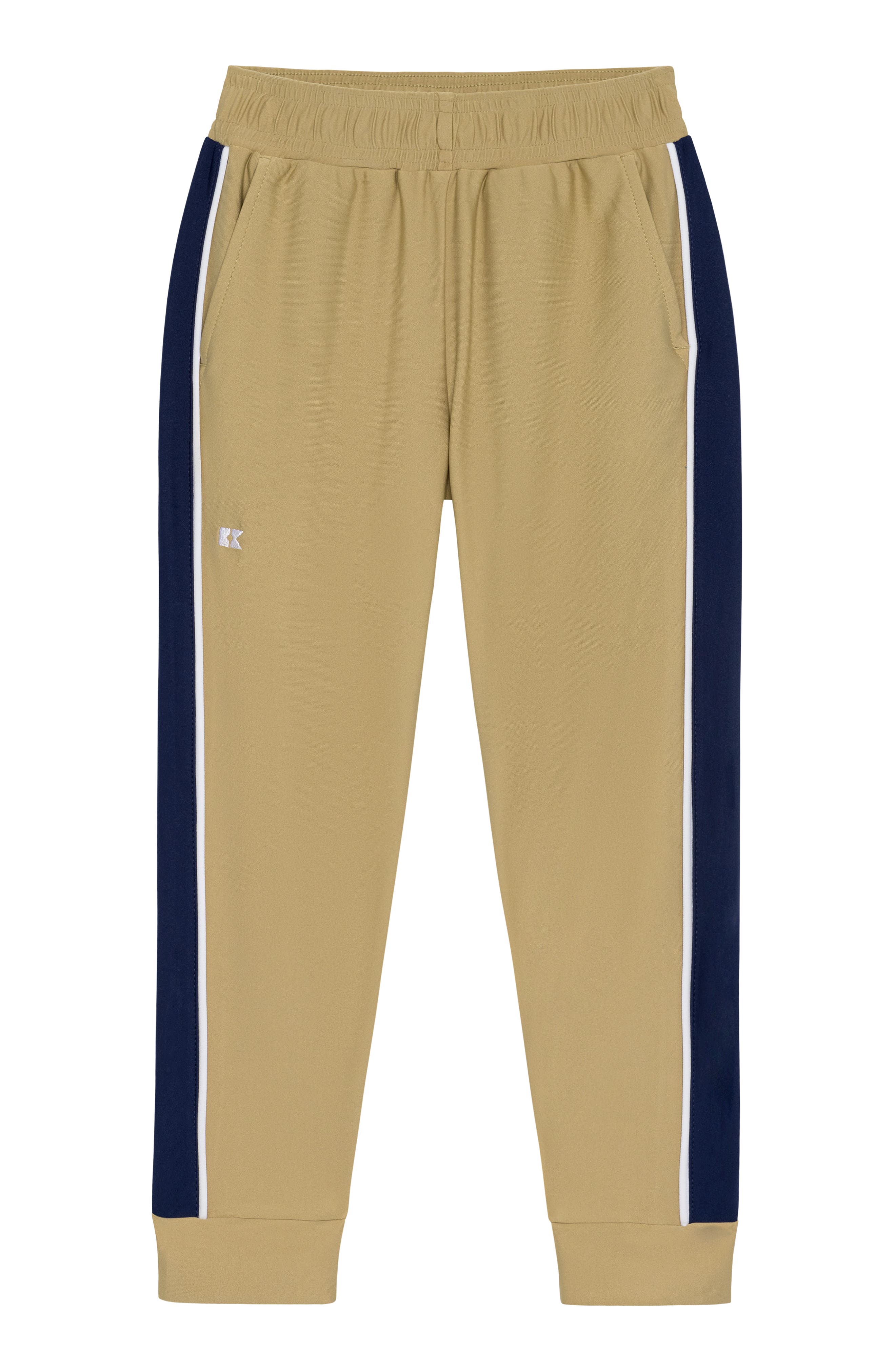 Khaki Navy Stripe