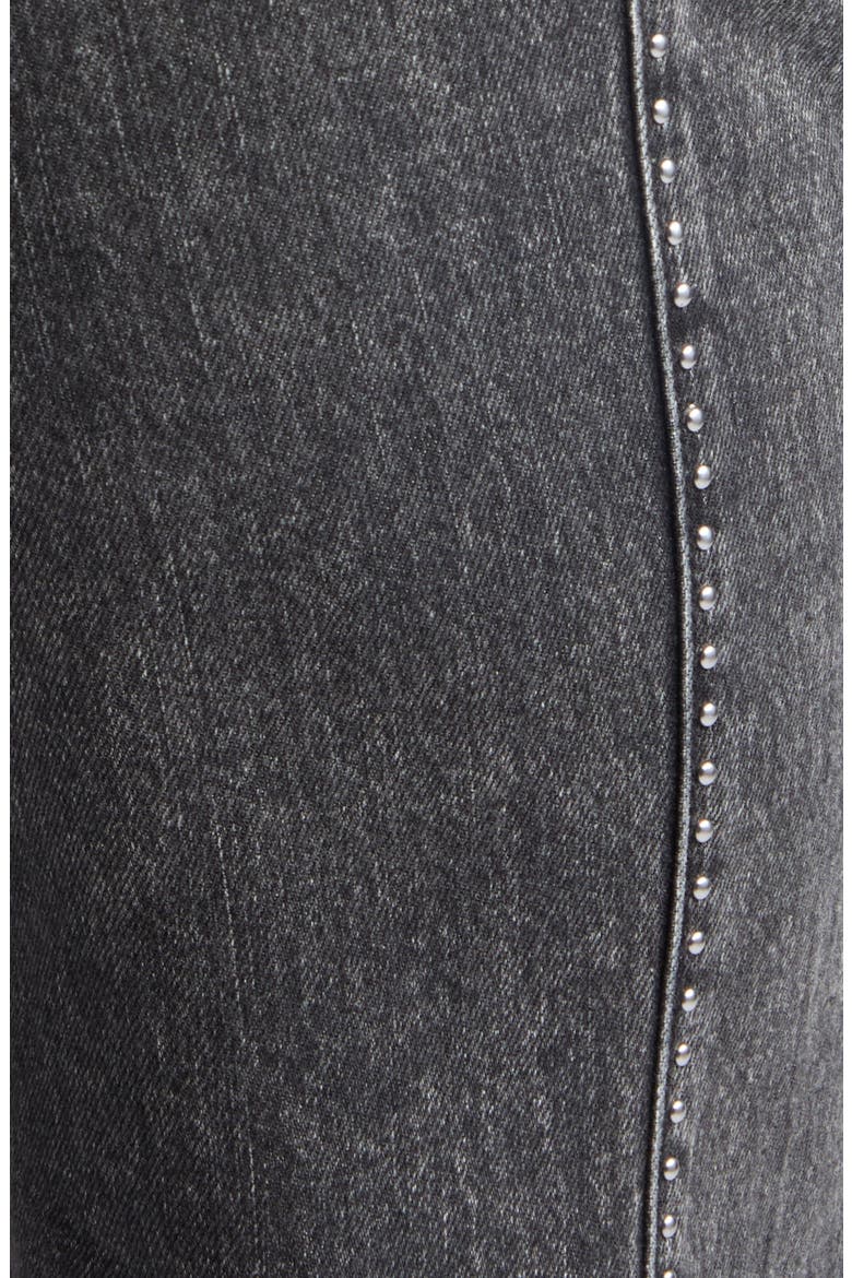 Grant Studded High Waist Wide Leg Jeans, Alternate, color, TORNADO