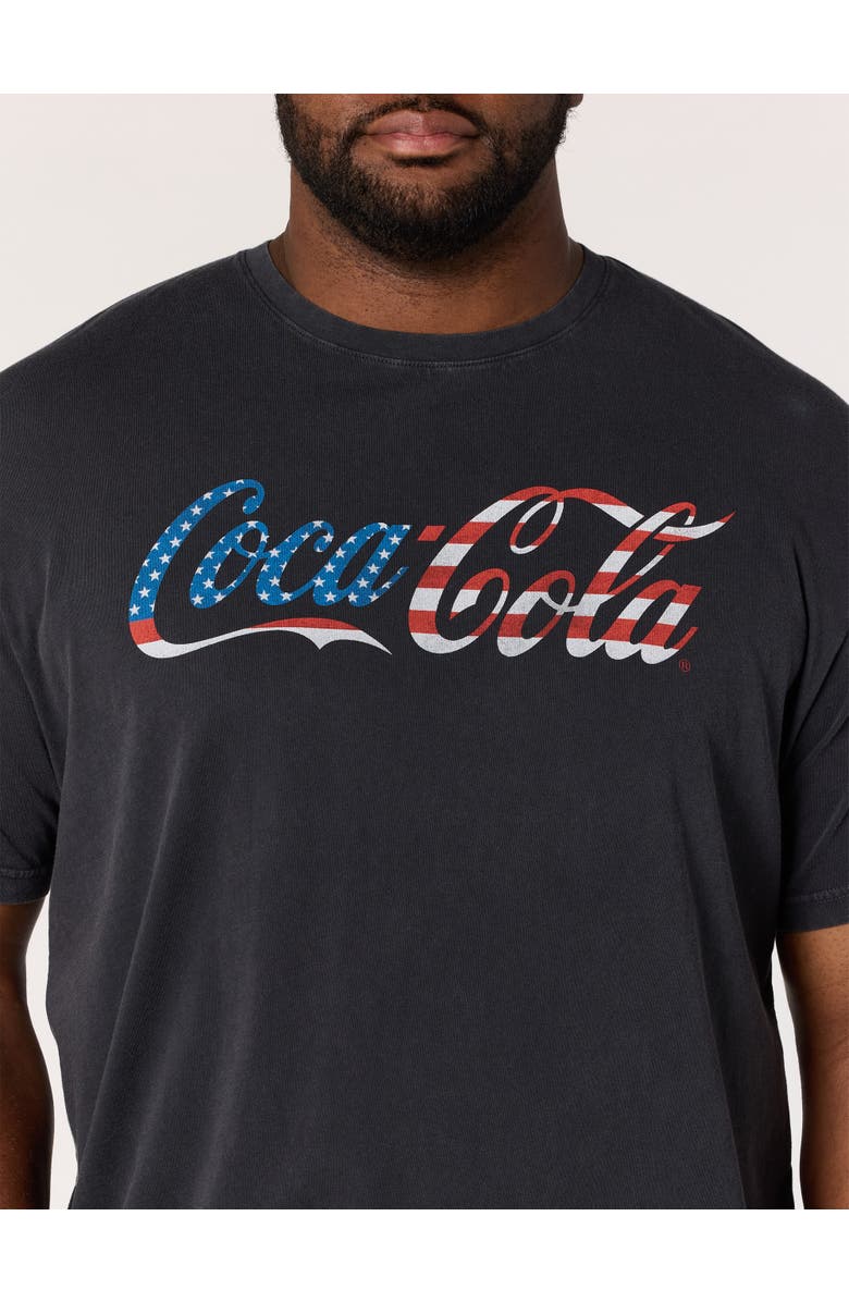 Lucky Brand Big & Tall Coca Cola Graphic Tee, Alternate, color, Navy