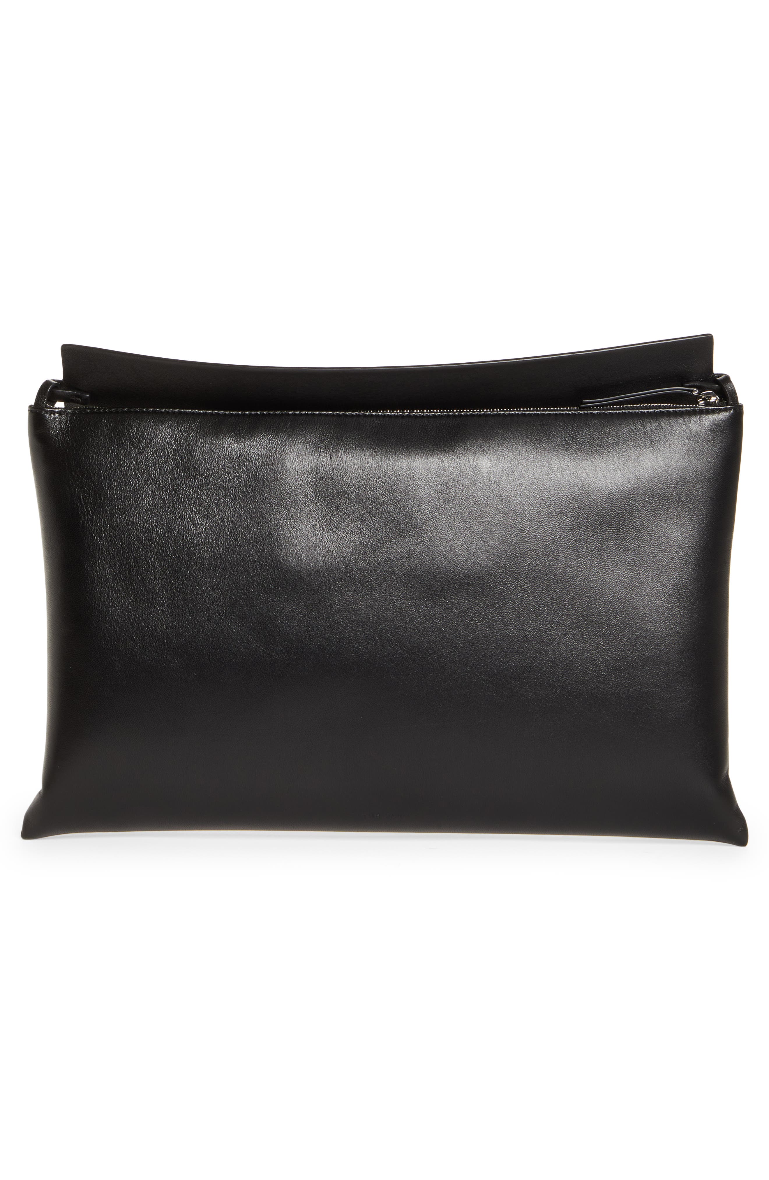 The Row Emy Leather Top Handle Bag, Alternate, color, 