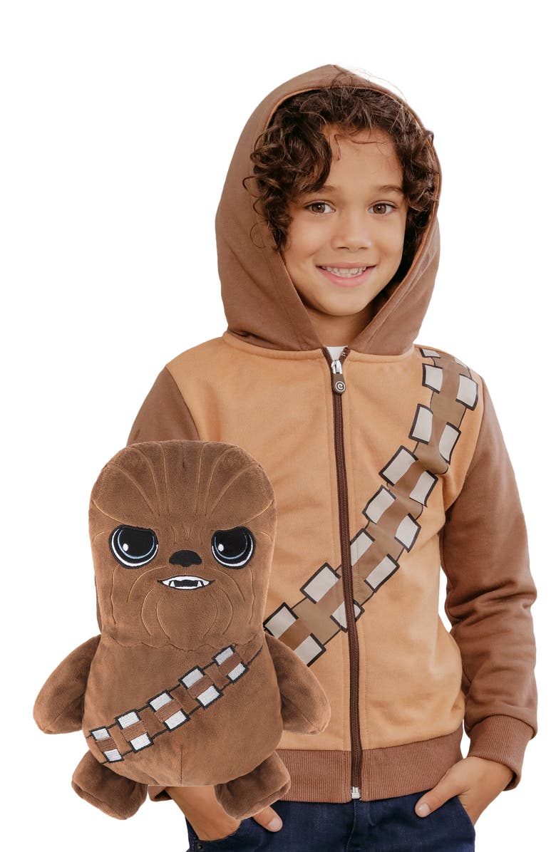 Cubcoats x Star Wars<sup>™</sup> Chewbacca 2-in-1 Stuffed Animal Hoodie, Main, color, 