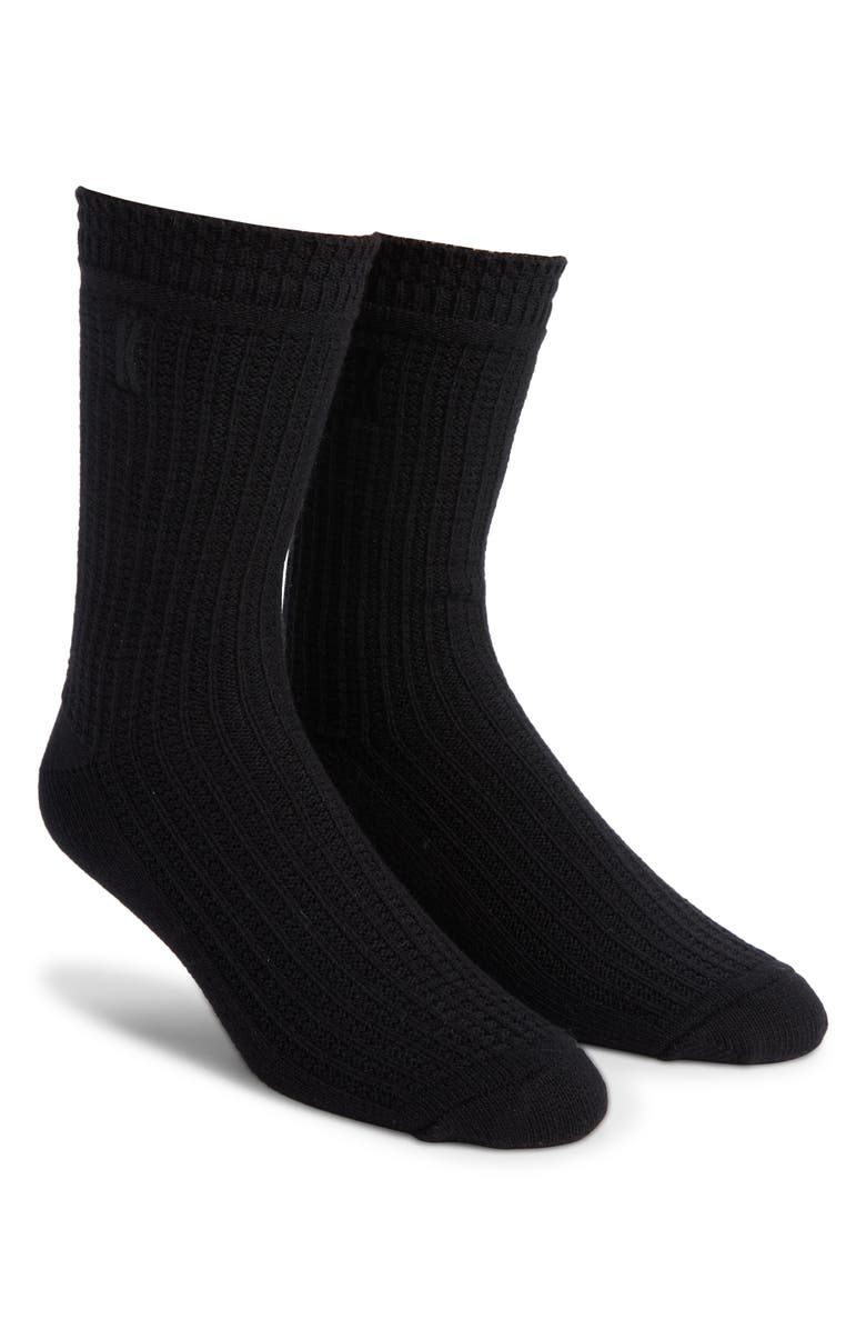 KROST 2-Pack Waffle Stitch Crew Socks, Main, color, 