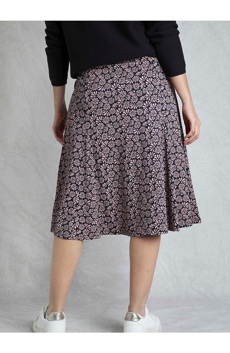 Weird Fish Romaro Printed Jersey Midi Skirt, Alternate, color, Tea Rose