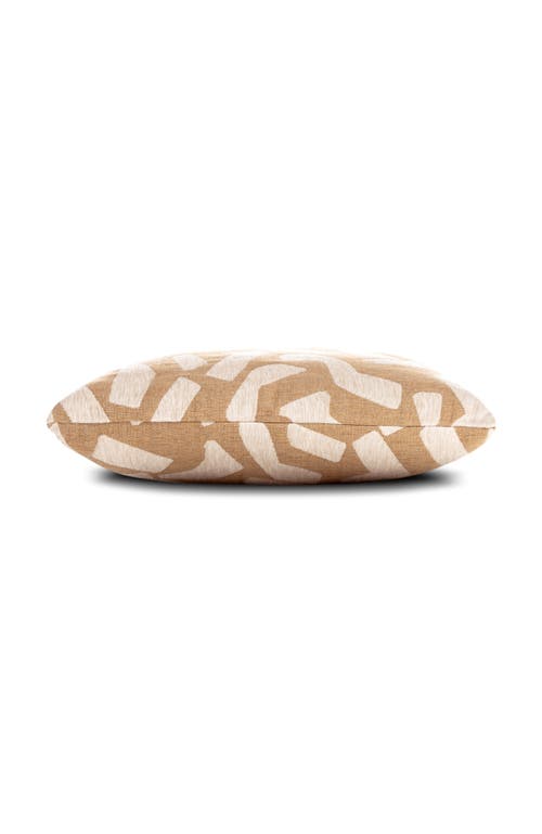 Elaine Smith Fascination Caramel Chenille Indoor & Outdoor Woven Accent Pillow