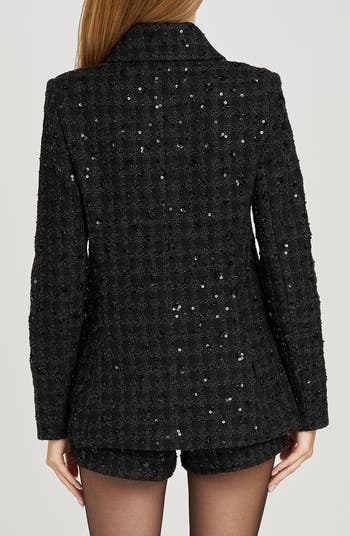 x Sara Walker Andie Sequin Tweed Jacket