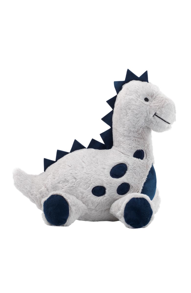 Lambs & Ivy Baby Dino Plush Dinosaur Stuffed Animal Toy Plushie- Spike, Alternate, color, Blue