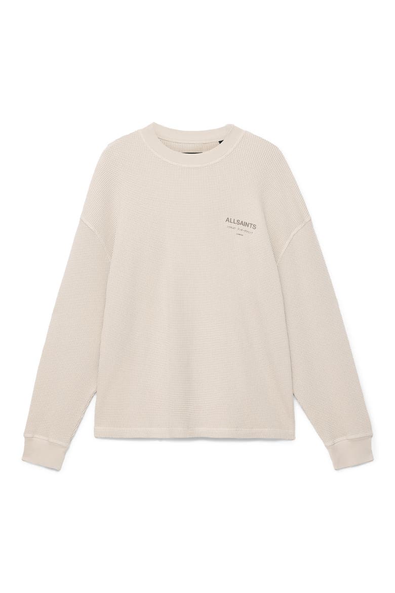 Lex Waffle Long Sleeve T-Shirt, Alternate, color, BIRCH WHITE