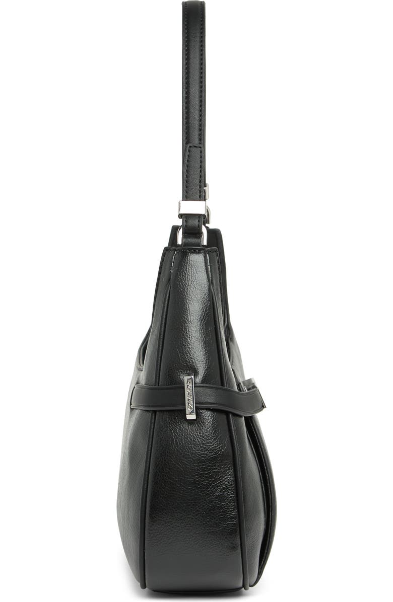 Calvin Klein Becky Waxed Shoulder Bag, Alternate, color,