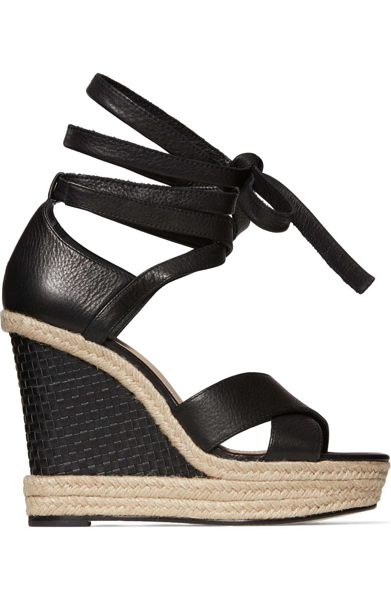PAIGE Talia Wedge Ankle Wrap Sandal, Alternate, color,