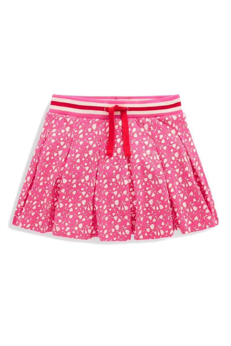 Kids' Tulip Pleated Cotton Skort, Main, color, PINK TINY TULIP