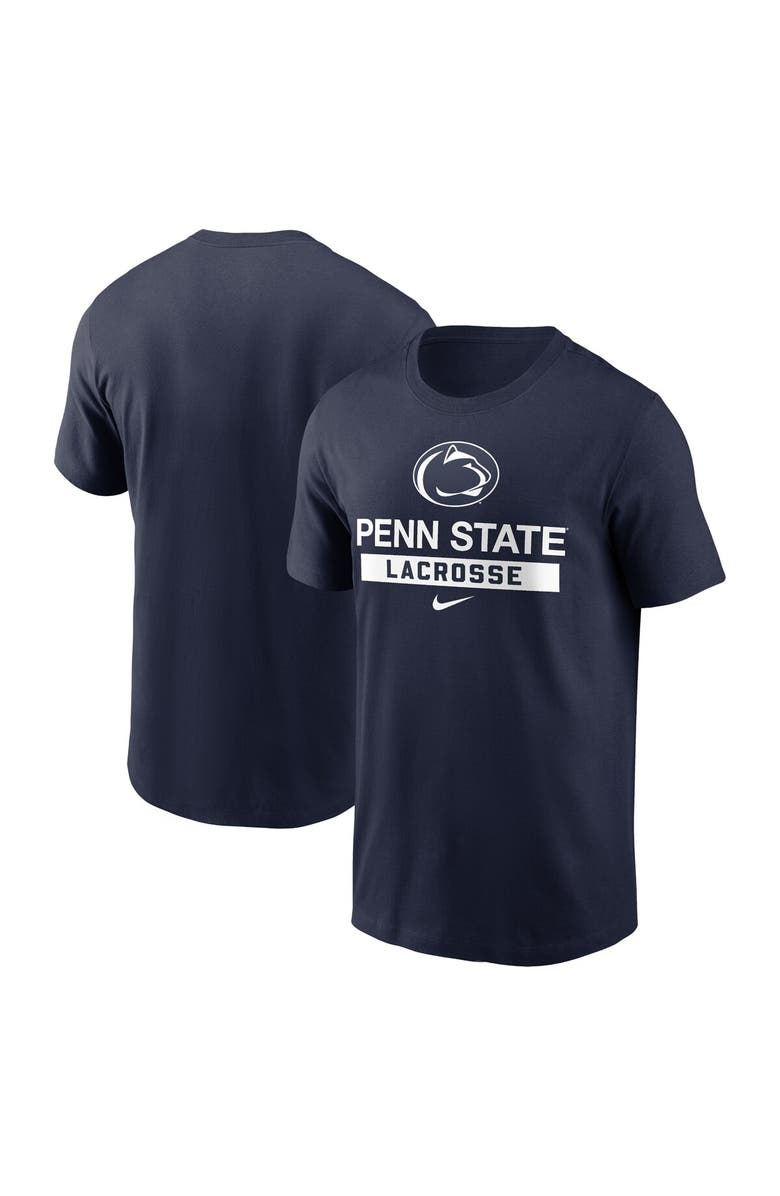 Nike Men's Nike Navy Penn State Nittany Lions Lacrosse T-Shirt, Alternate, color, Navy