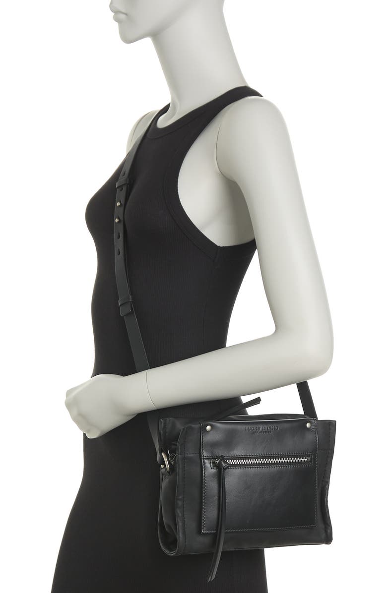 Lucky Brand Soue Leather Crossbody Bag, Alternate, color,
