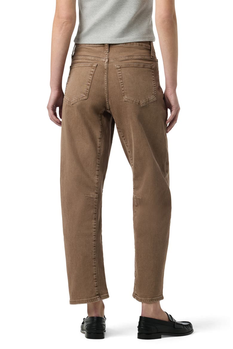Barrel Leg Jeans, Alternate, color, DOWNTOWN BROWN
