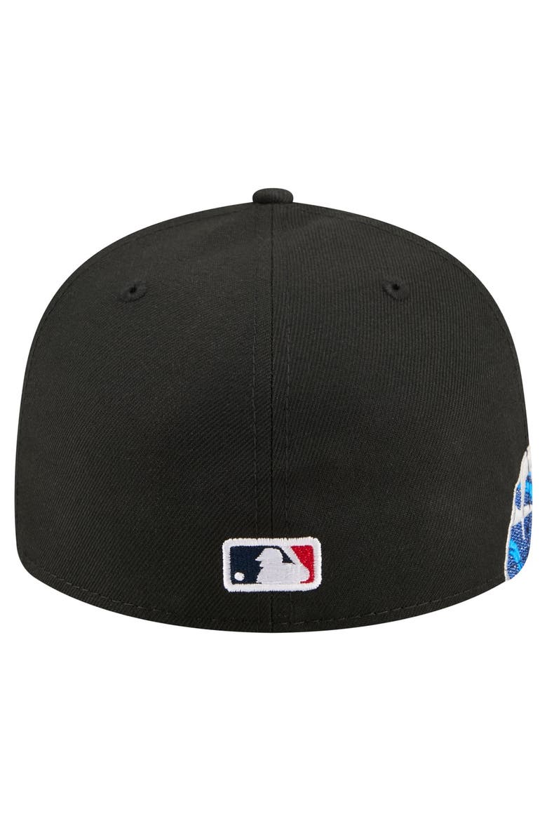 Men's New Era  Black St. Louis Cardinals Surf 59FIFTY Fitted Hat, Alternate, color, Black