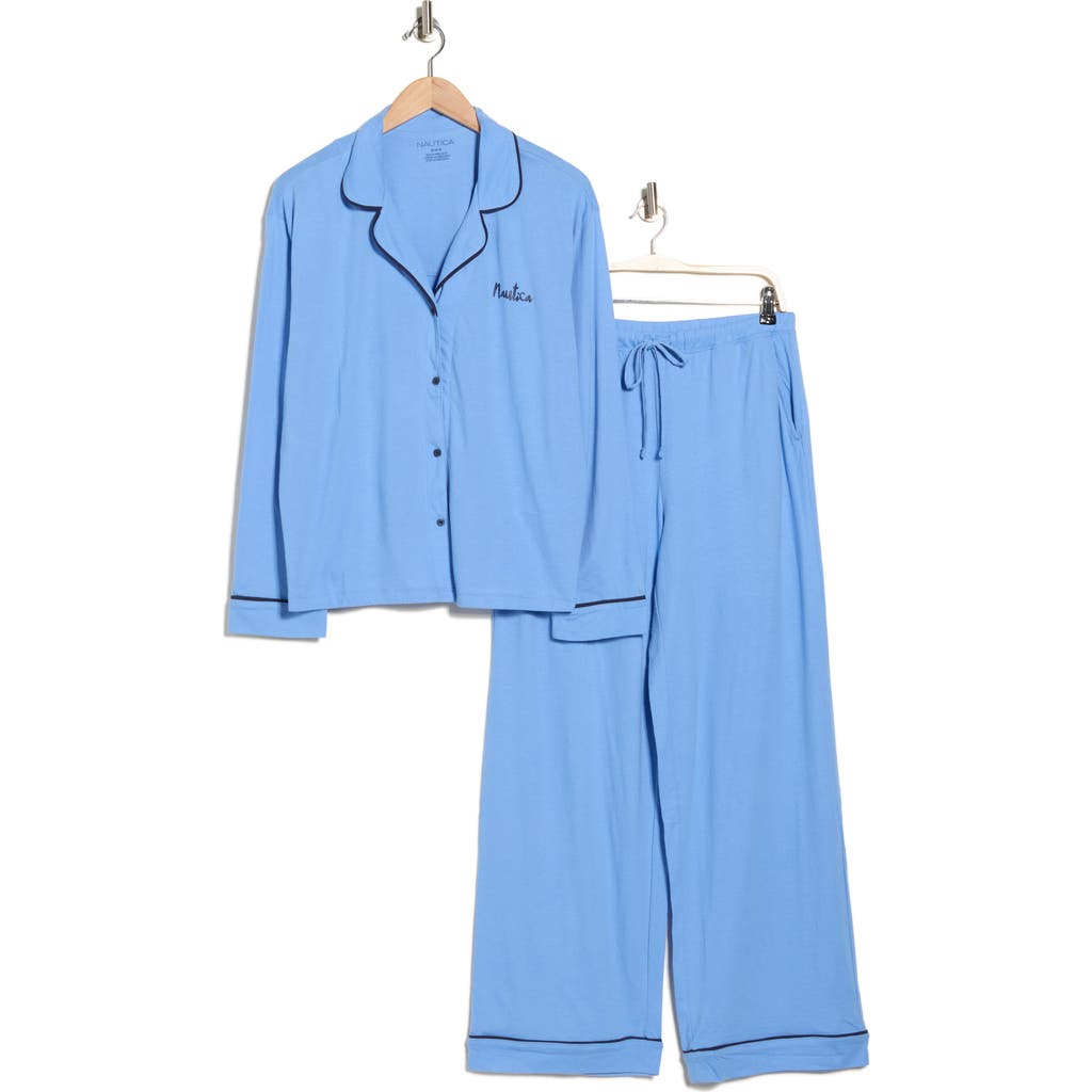 Nautica Long Pajamas In Blue