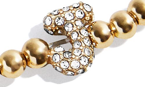 Baublebar Pisa Pavé Heart Station Beaded Bracelet